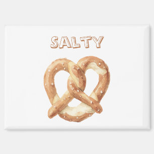 Salty Pretzel Magnet