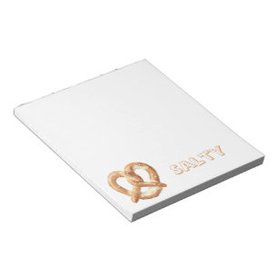 Salty Pretzel Notepad