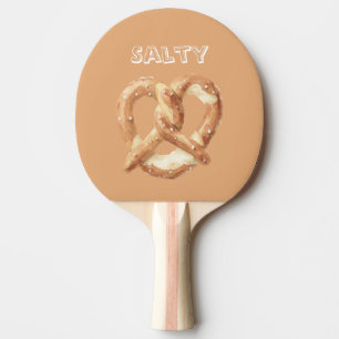 Salty Pretzel Ping Pong Paddle