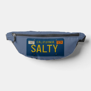 Salty -Retro 1969 California License Plate Graphic Fanny Pack