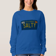 Salty -Retro 1969 California License Plate Graphic