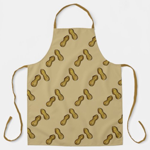 Salty Roasted Ballpark Peanuts Nuts in Shells Apron