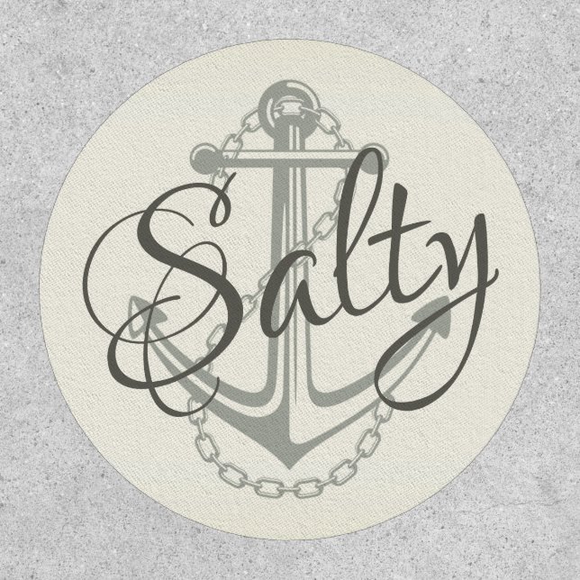 Salty Sailor Anchor Sea Life Patch (Front)