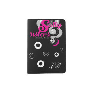 Salty Sisters passport holder. Gray hair movement. Holder