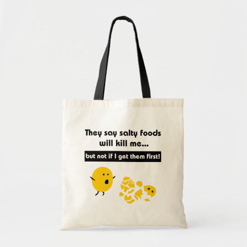 Salty Snacks Tote Bag