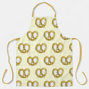 Salty Soft Pretzel Snack Food NYC Street Vendor Apron