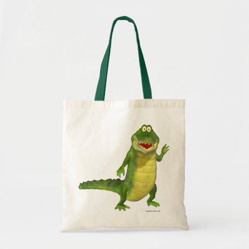Salty the Crocodile Tote Bag