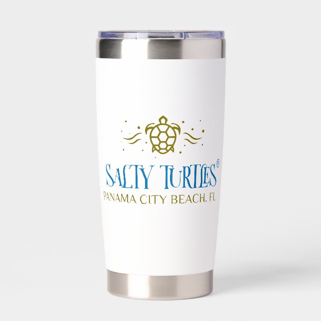 Salty Turtles® Stainless Steel Thermal Tumbler (Front)
