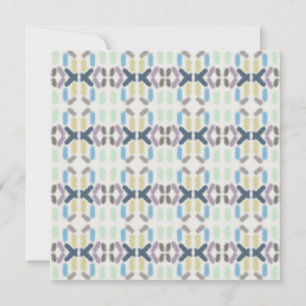 Salty Watercolor Pastel Colors On Cloud White Card