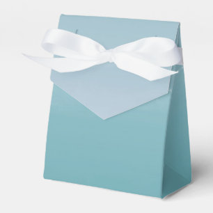 Salty Watercolor Sea Foam Blue Green Custom Favor Favor Boxes