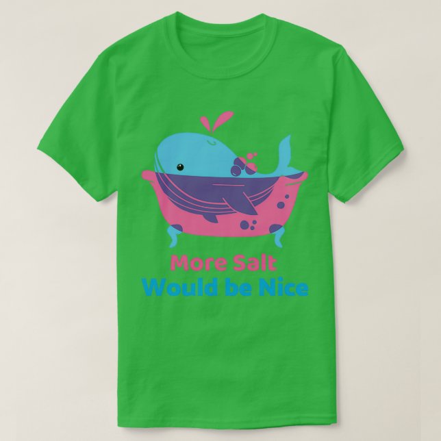 Salty Whale T-Shirt (Design Front)