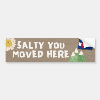 Salty You Moved Here - Colorado Bumper Sticker