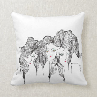 Salud Dinero y Amor Three Wishes Throw Pillow
