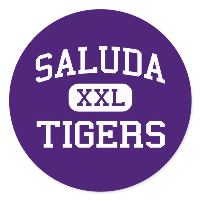 Saluda   Tigers   High   Saluda South Carolina Sticker