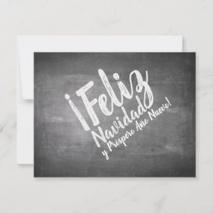 Saludos De Navidad en La Pizarra