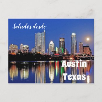 Saludos Desde Austin Texas - Postcard by ImpressImages at Zazzle