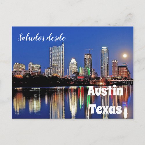 Saludos desde Austin Texas _ postcard