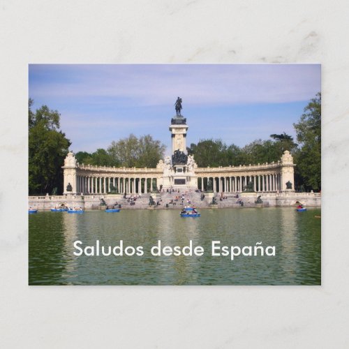 Saludos desde Espaa 3 Postcard