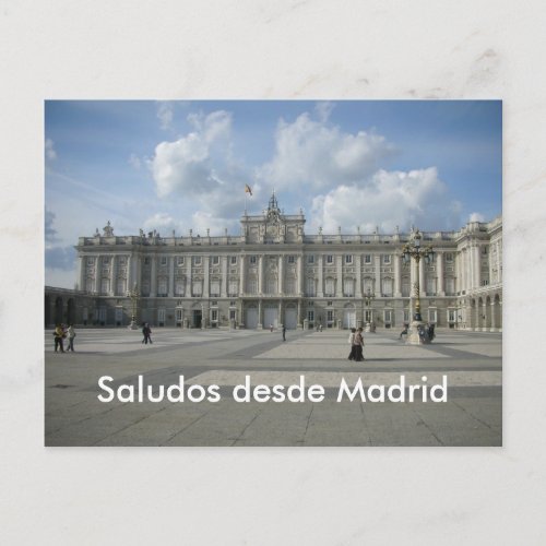 Saludos desde Madrid Postcard