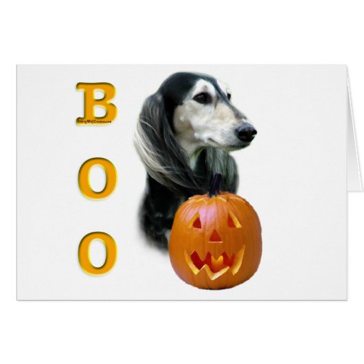 Saluki Boo Cards (Front Horizontal)
