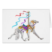 Saluki Carousel White (Front Horizontal)