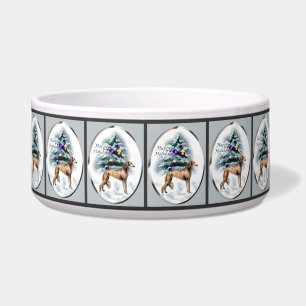 Saluki Christmas Bowl