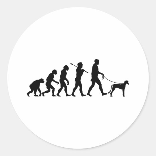 Saluki Classic Round Sticker