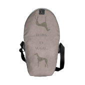 Saluki Collection Messenger Bag (Back Open)