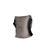Saluki Collection Messenger Bag (Back Right)