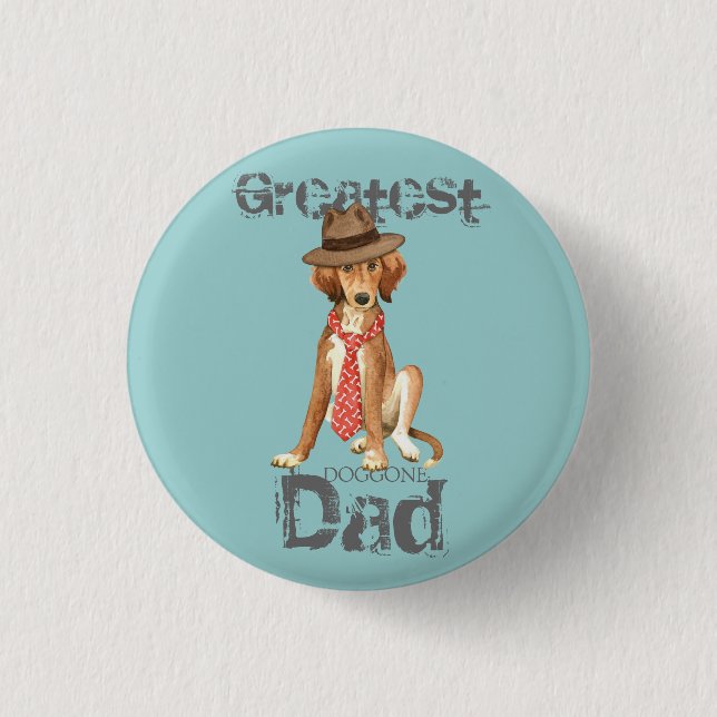 Saluki Dad Button (Front)