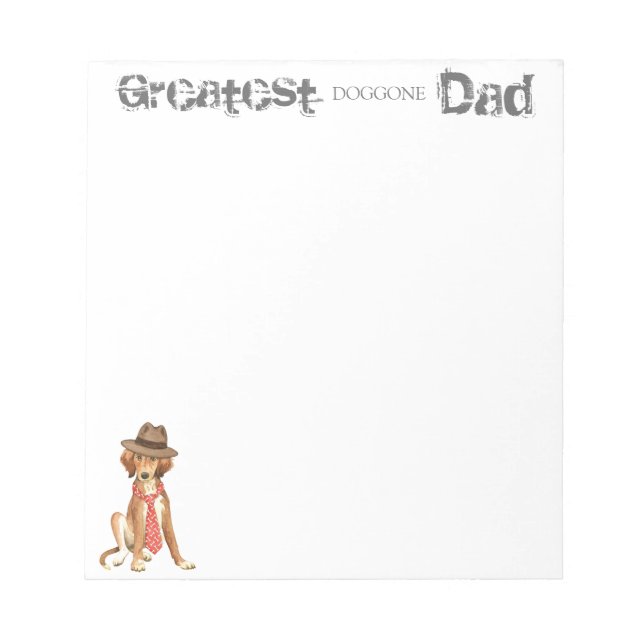 Saluki Dad Notepad (Front)