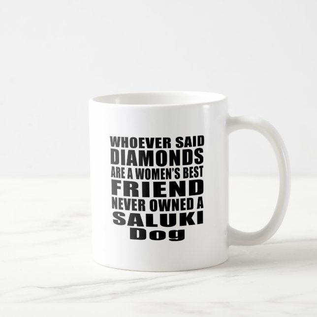 SALUKI DOG BEST FRIEND DESIGNS COFFEE MUG (Right)