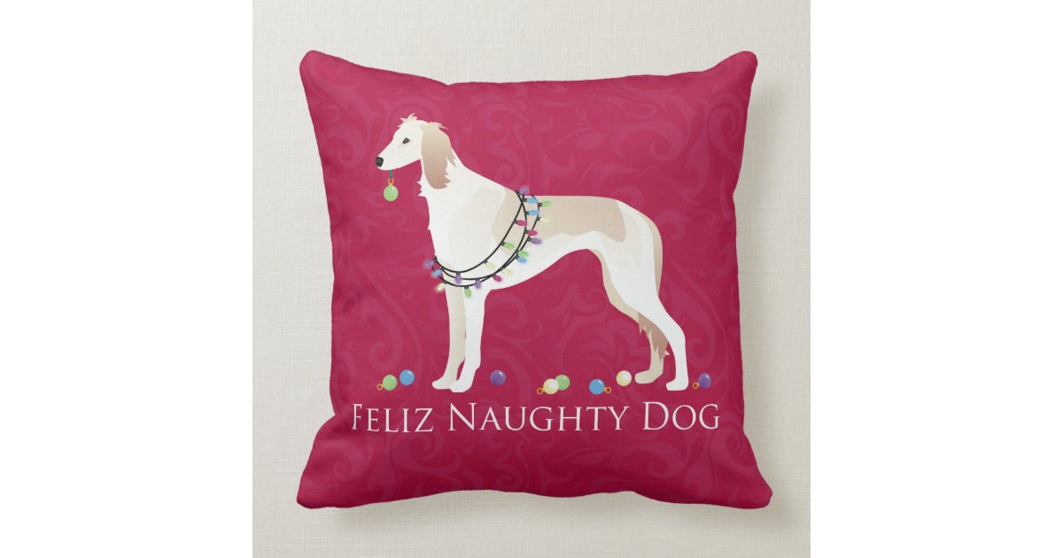 feliz naughty dog pillow