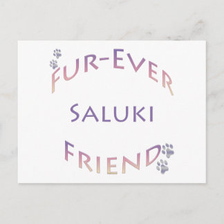 Saluki Furever Friend Postcard