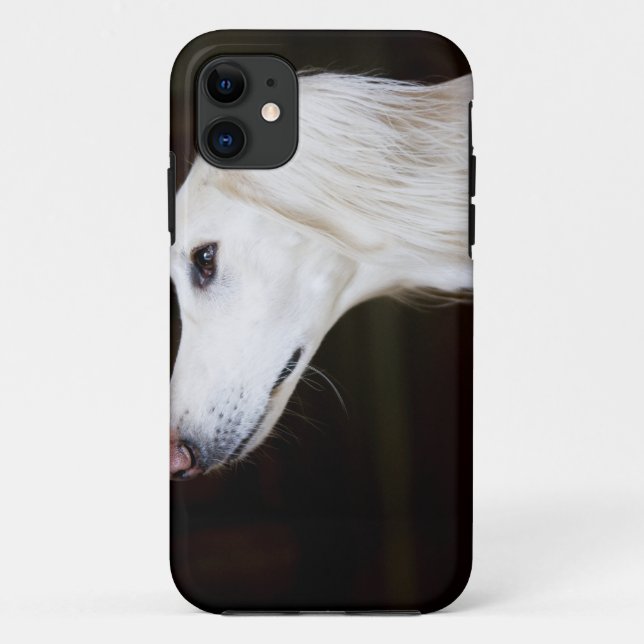 Saluki Looking Up Case-Mate iPhone Case (Back)