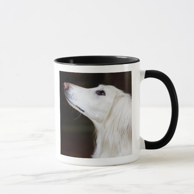 Saluki Looking Up Mug (Right)