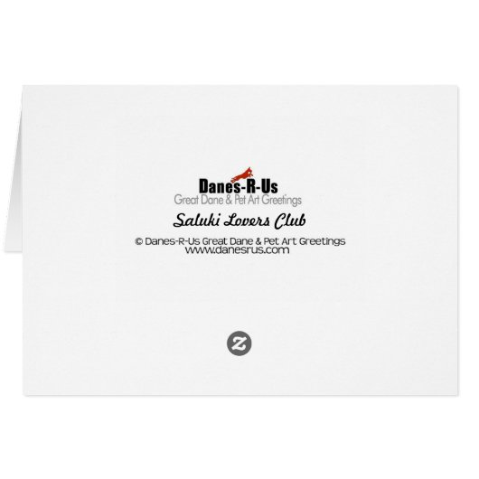 Saluki Lovers Club (Back Horizontal)