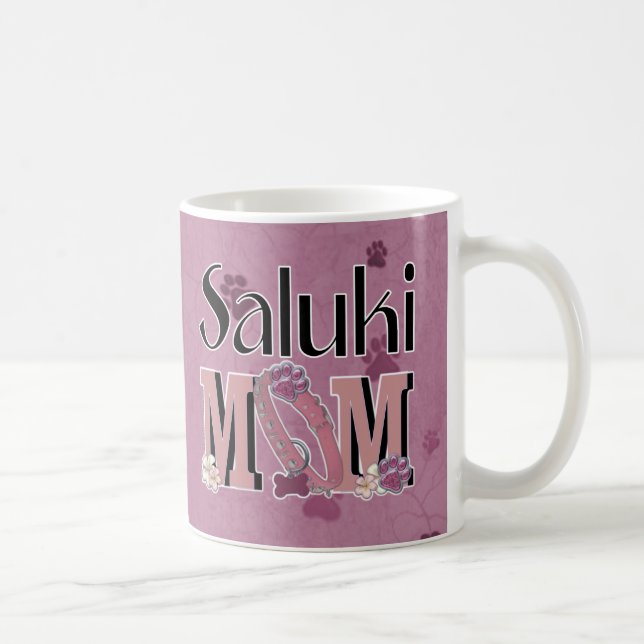 Saluki MOM Coffee Mug (Right)