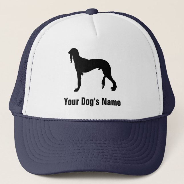 Saluki (or Gazelle Hound) サルーキ Trucker Hat (Front)
