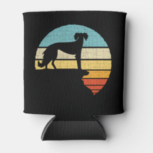 Saluki Owner Retro Vintage 60s 70s Dog Lover Can Cooler