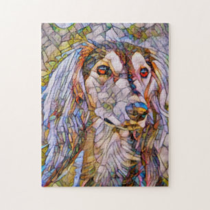 Saluki Painting Puzzle