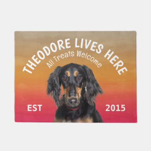 Saluki Personalized Dog Lover Doormat
