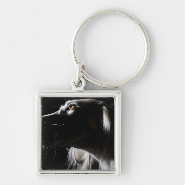 Saluki, portrait keychain (Front)