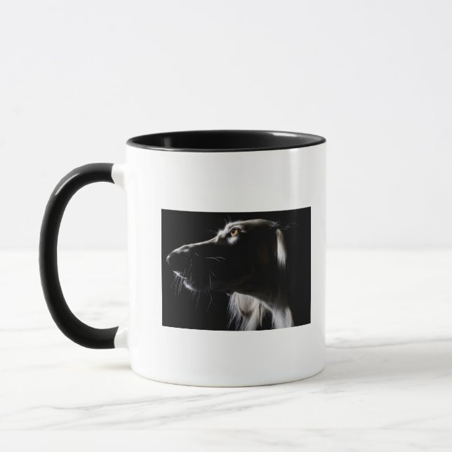 Saluki, portrait mug (Left)