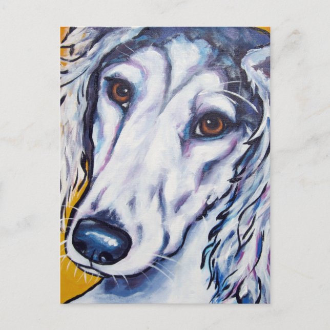 Saluki Postcard (Front)