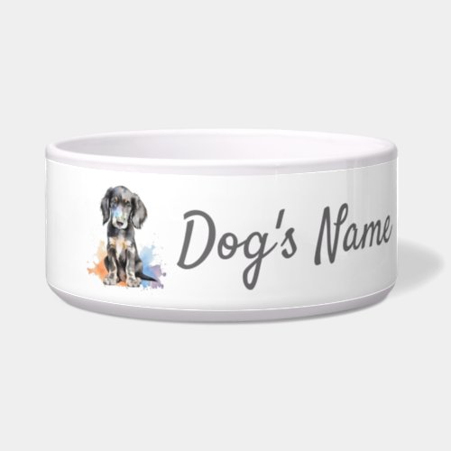 Saluki puppy Ceramic Pet Bowl