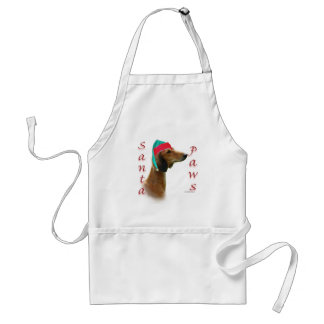 Saluki Santa Paws Adult Apron