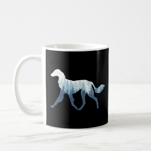 Saluki Silhouette Persian Greyhound Dog Outdoor Na Coffee Mug