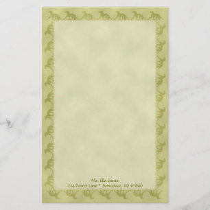 Saluki Silhouette Stationery