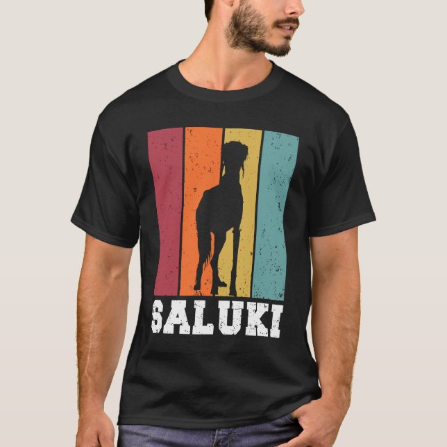 Saluki Vintage  2 T-Shirt (Front)
